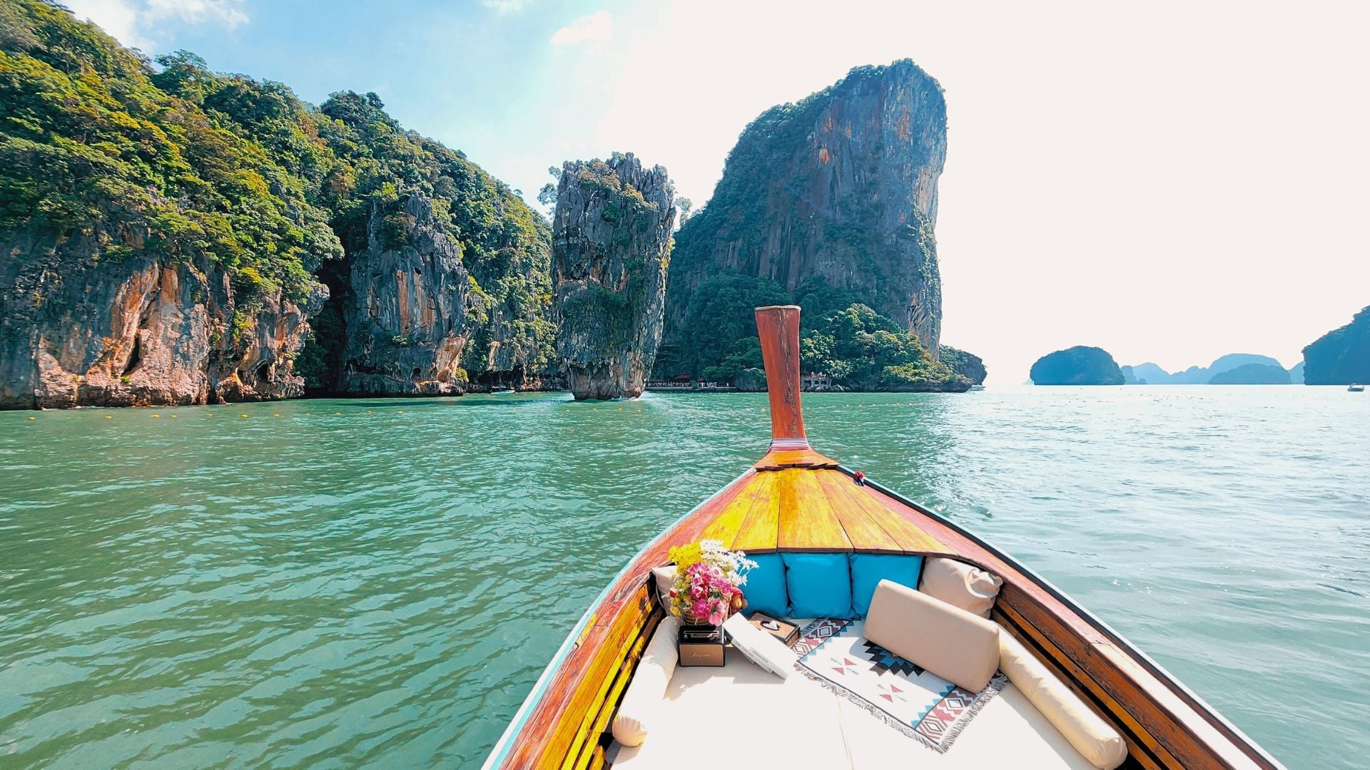 James Bond Private Longtail Boat Tour with Canoeing & Viewpoint - 3 luxury longtail boat james bond island tour