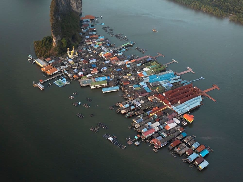 James Bond Private Longtail Boat Tour - panyee floating village on james bond tour