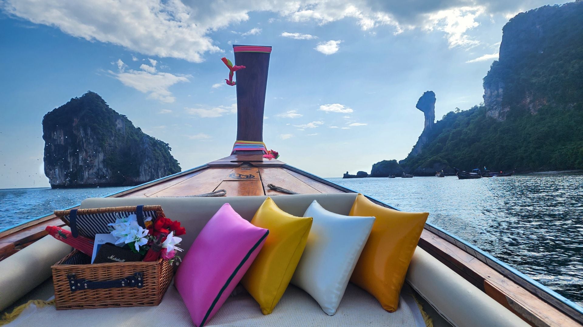 Krabi Islands Private Longtail Tour - longtail boat premium vip luxury krabi chicken island tour 4 islands