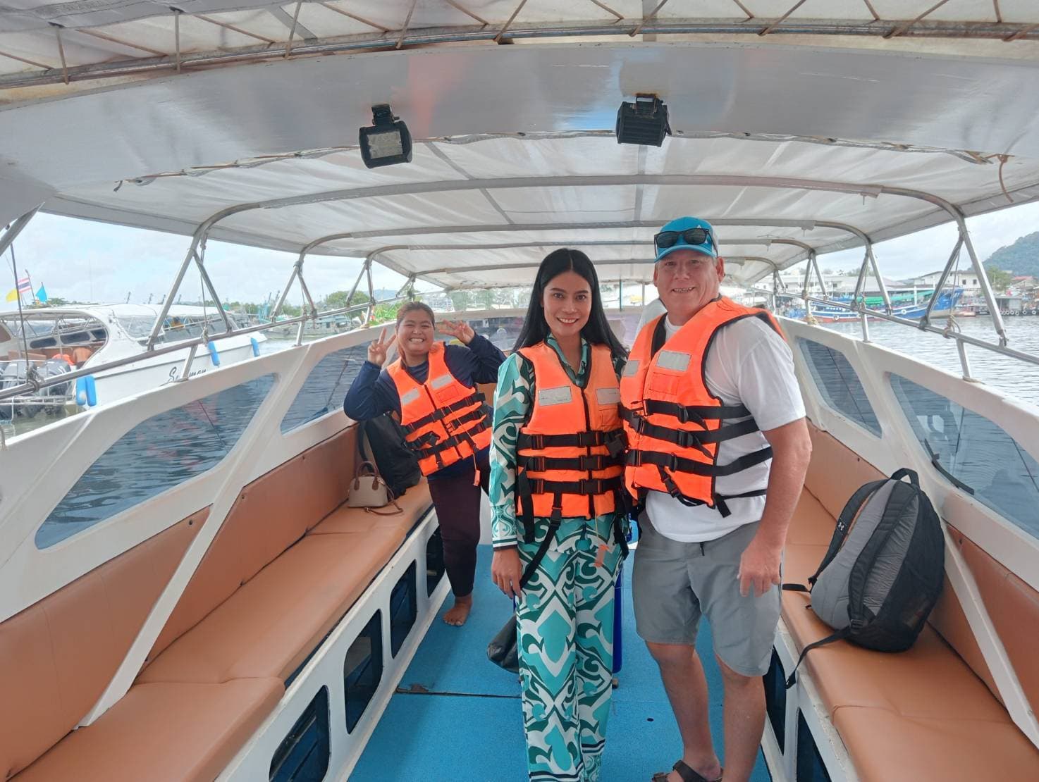 Phi Phi Islands Private Speedboat Tour  - life jacket provided saftey first phi phi island speedboat tours