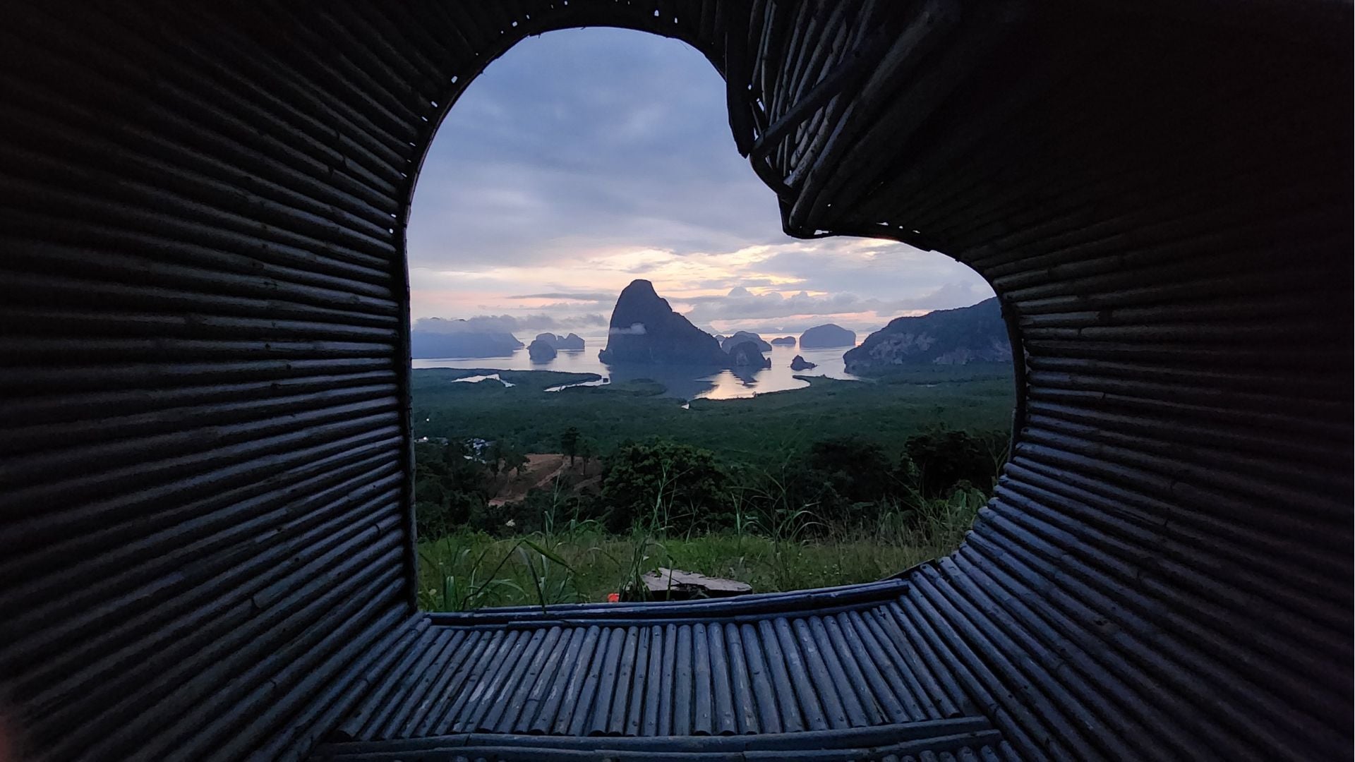 Samet Nangshee Sunrise Viewpoint & Private Longtail Boat Tour - love heart seating area tour viewpoint sunrise and boat