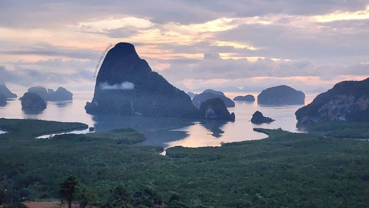 Samet Nangshee Sunrise Viewpoint & Private Longtail Boat Tour - sunrise at samet nangshee viewpoint tour five star tours