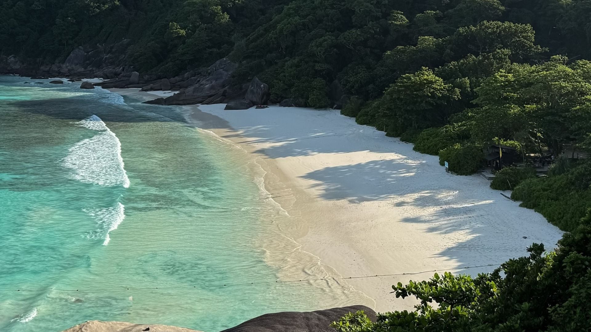 Similan Island Sunrise Private Tour - similan islands beach early morning no people