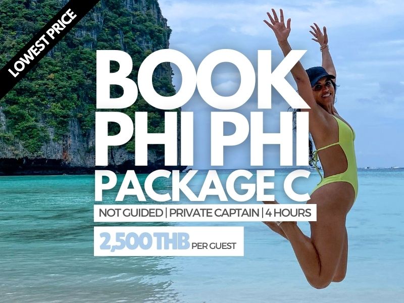 Package C Book Private Longtail Boat Phi Phi Tour Booking