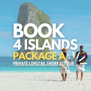 Krabi Four Islands Private Boat And Snorkeling Tour Poster