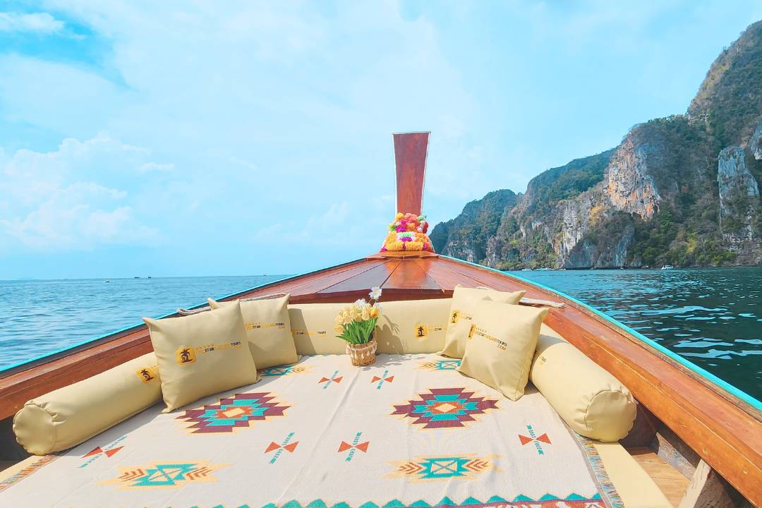 Five Star Thailand Tours Luxury Longtail Boat In Phi Phi Islands