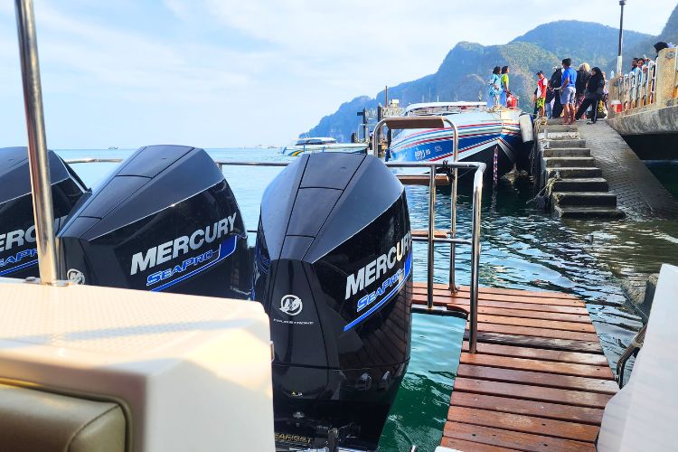 Krabi to phi phi island speedboat transfers included with phi phi private tour from Krabi