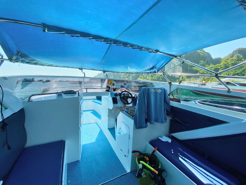 Phi Phi Island Speedboat Interior