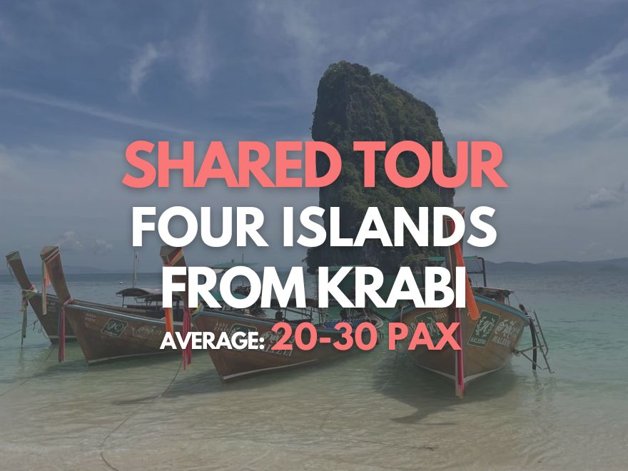 external booking online cheap budget shared group speedboat tour krabi four islands start in aonang or krabi